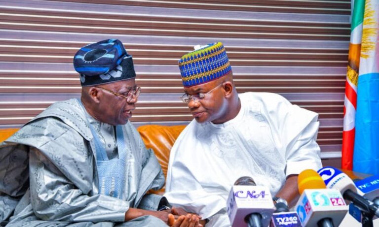 Bola Ahmed Tinubu and Yahaya Bello