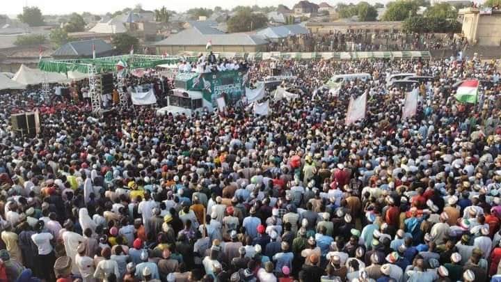 Zamfara stands still for Dauda Lawal as PDP guber candidate holds mega rally