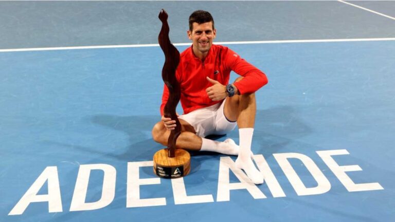 Djokovic wins Adelaide International 1 title