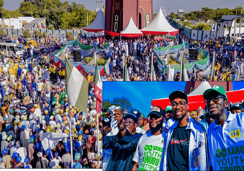 5,000 football clubs welcome Tinubu for Kano rally