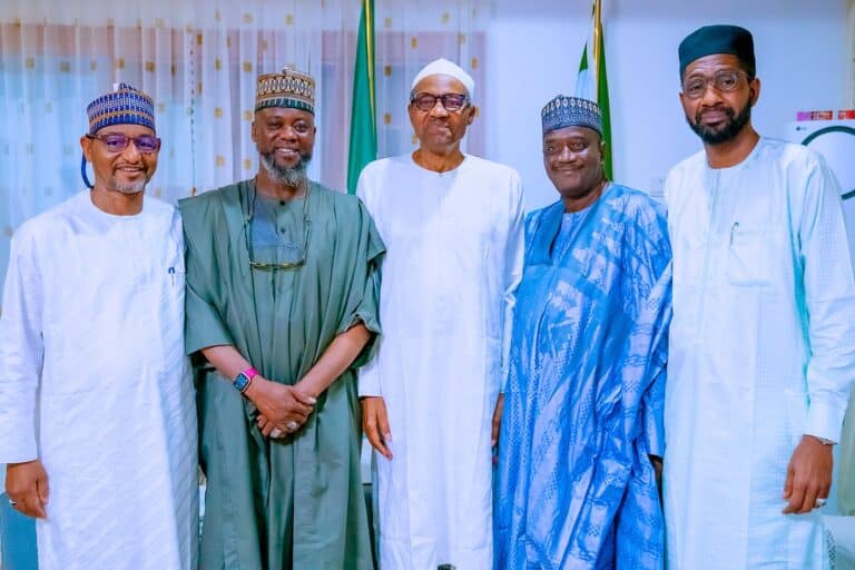 Buhari hosts National Assembly election winners of Daura constituency