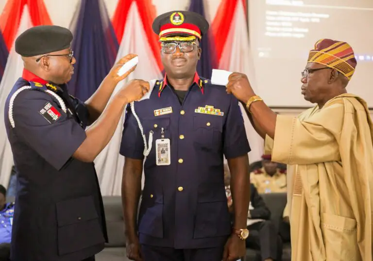 NSCDC promotes eight ACGs, 45 commandants