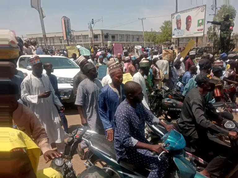 APC supporters protest Kano guber election result