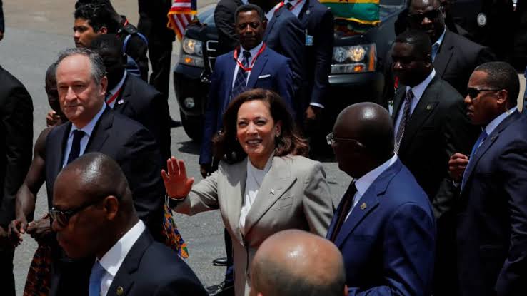 Kamala Harris starts Africa tour in Ghana