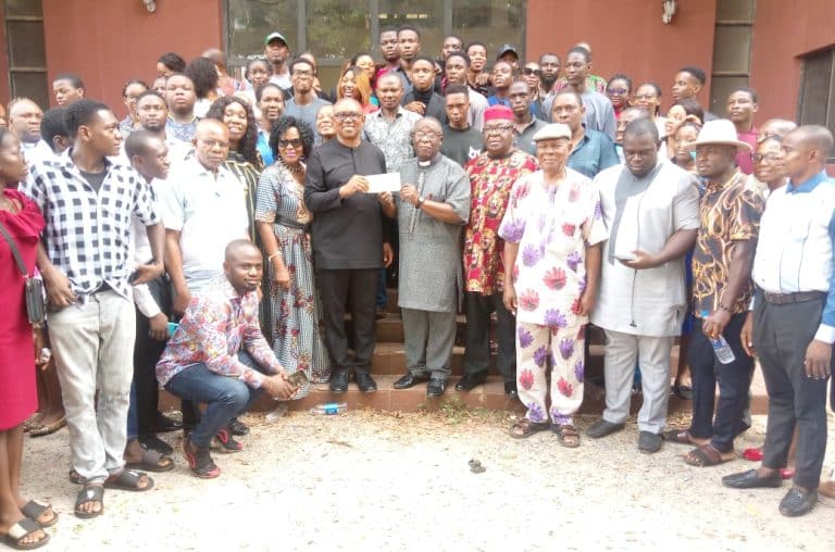 Peter Obi donates N10m to Paul University in Anambra