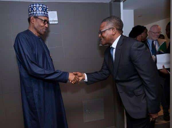 Dangote has given new heights to Nigeria’s prestige, global reputation —Buhari