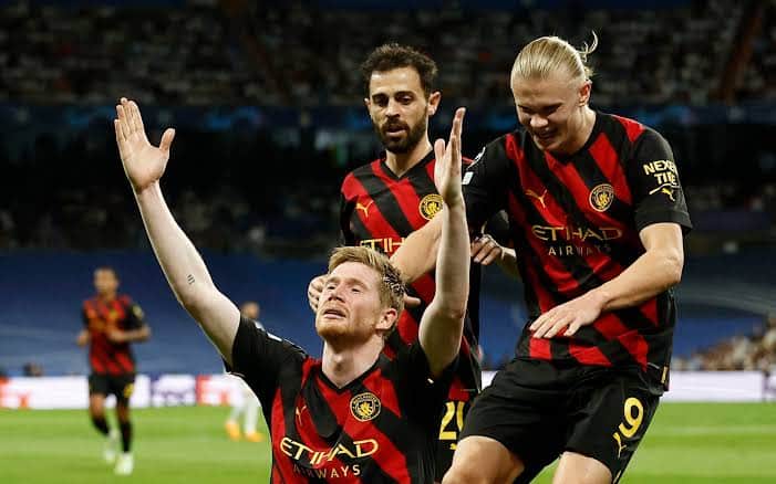 De Bruyne rocket earns Manchester City first-leg draw with Real Madrid