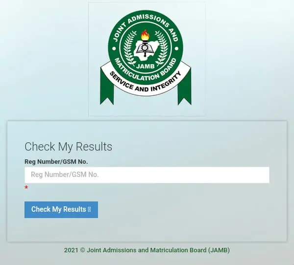 How to check JAMB result 2023