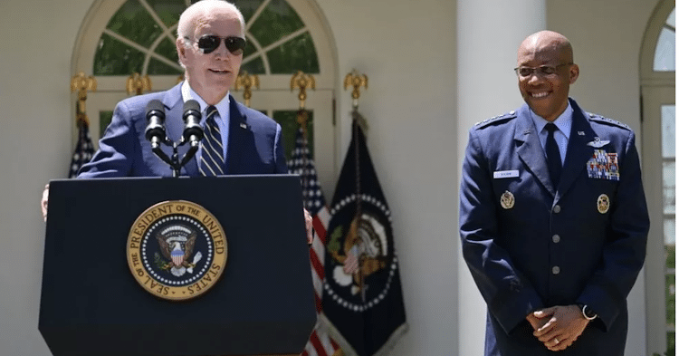 Biden names history-making fighter pilot new Joint Chiefs of Staff chairman