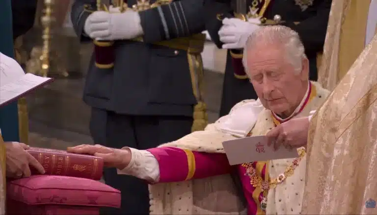 JUST IN: King Charles III takes Coronation oath