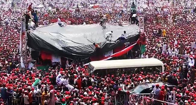 Stage collapse at Kano inauguration ceremony