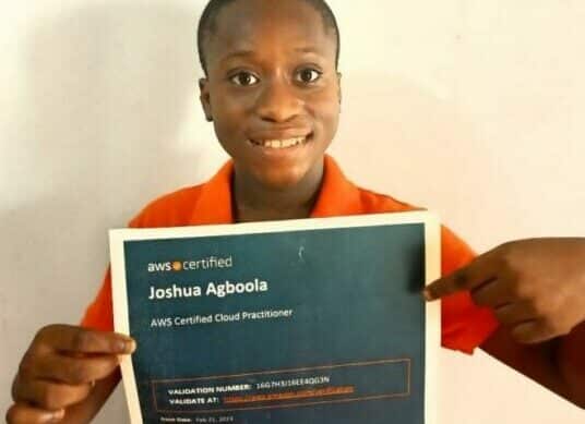 13 year-old Nigerian emerges youngest certified AWS developer associate in Africa