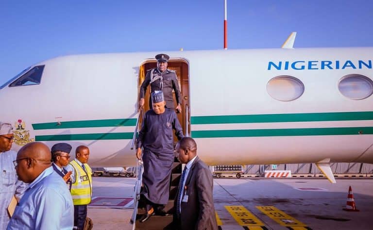 Vice President Shettima arrives Rome for UN Summit [PHOTOS]