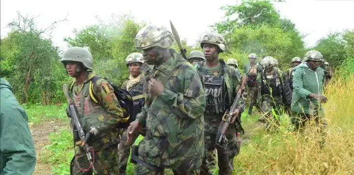 Troops of the Nigerian Army