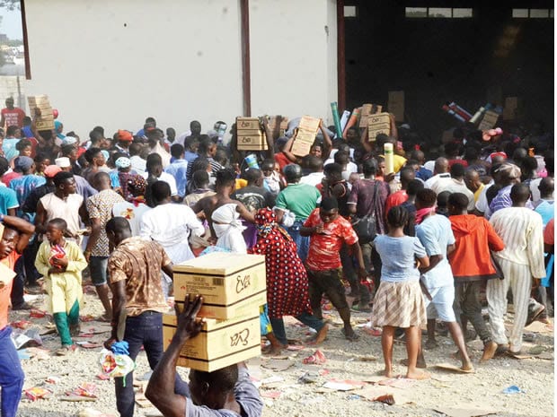 Fintiri declares 24-hour curfew in Adamawa as residents loot warehouses