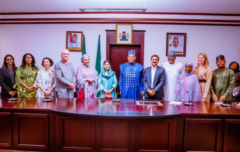 Malala Yousafzai visits Shettima, makes case for girl-child education