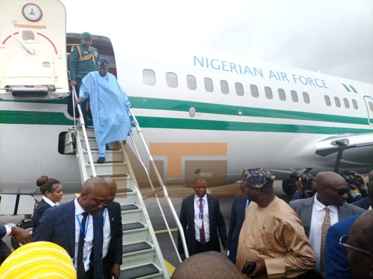 Tinubu, 6 governors arrive Cotonou for Republic of Benin independence anniversary