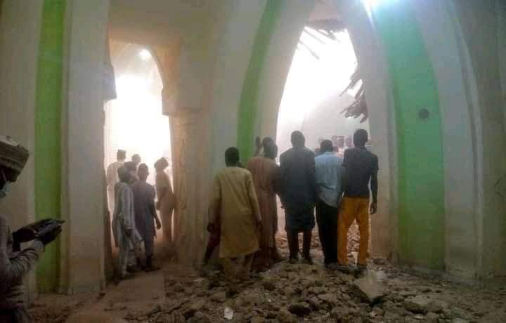 Four dead, seven injured as Zaria central mosque collapses on worshippers