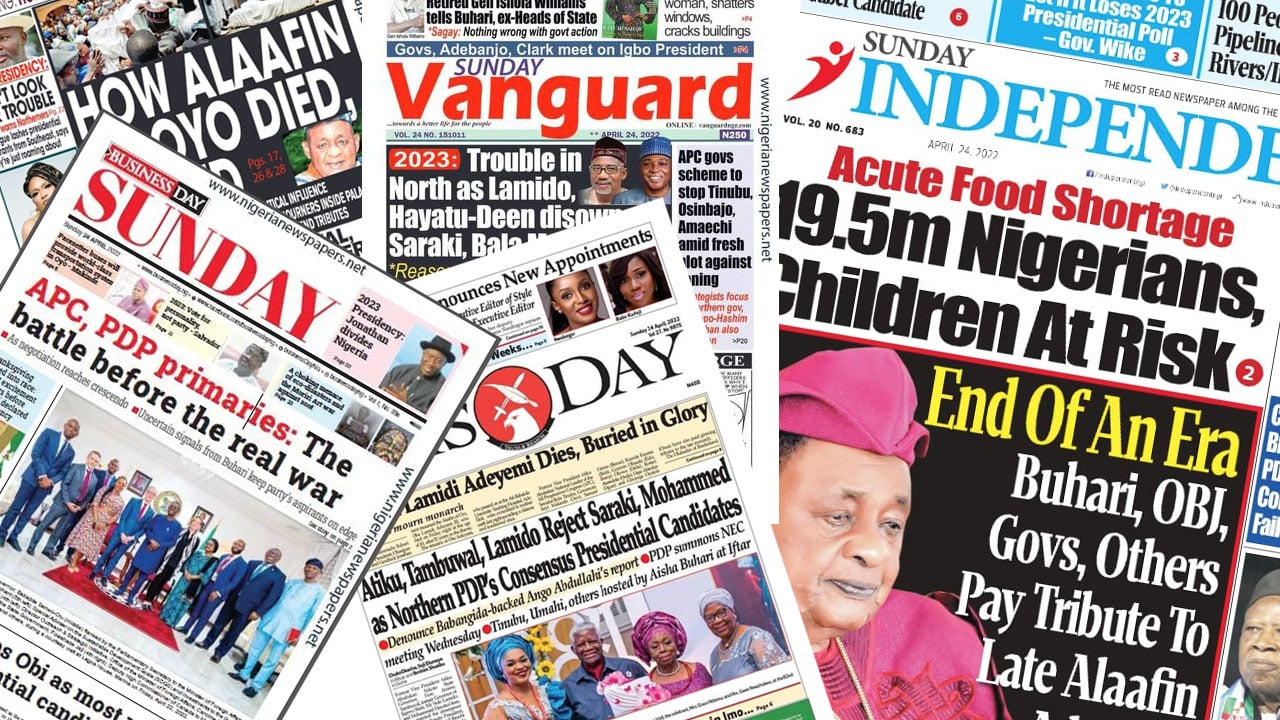 Nigerian Newspapers: Top 10 Stories to Start Your Friday Morning ...