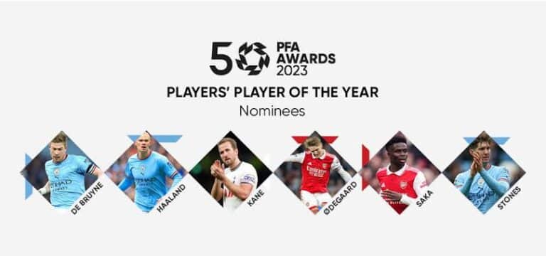 FULL LIST: Haaland, Odegaard, Kane nominated for PFA Awards 2023