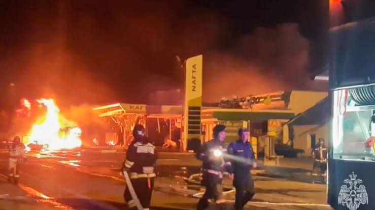 Petrol station inferno kills 27 in Russia