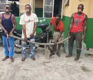 4 suspected cable vandals nabbed in Lagos