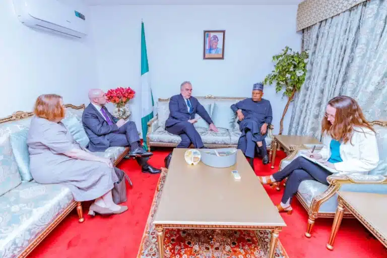 Shettima returns to Nigeria, meets US Secretary, Campbelll