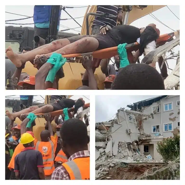 4 persons rescued from collapsed building in Abuja