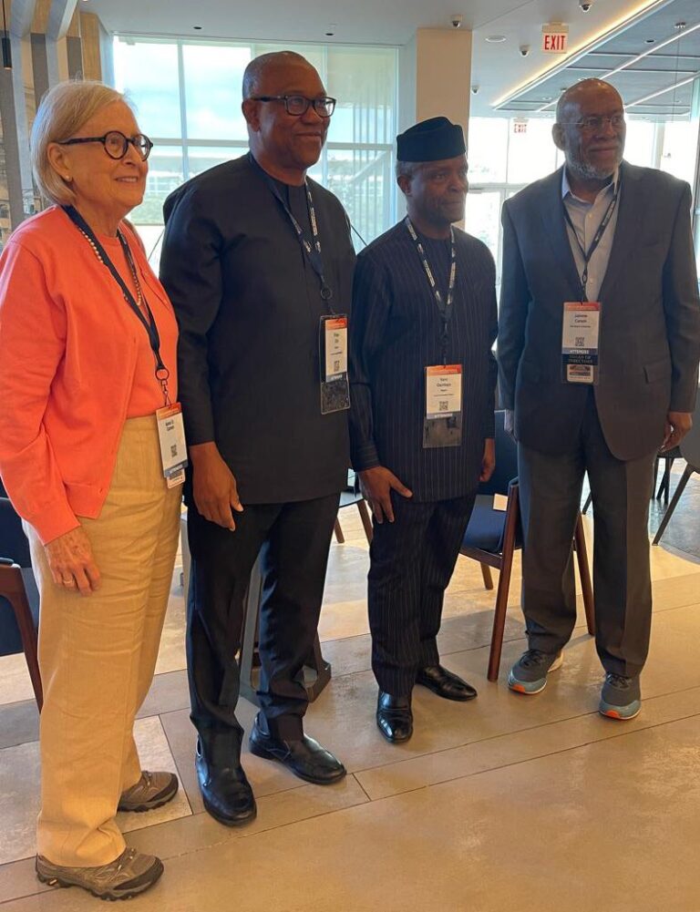 Osinbajo, Obi attend International Leaders Forum in Chicago