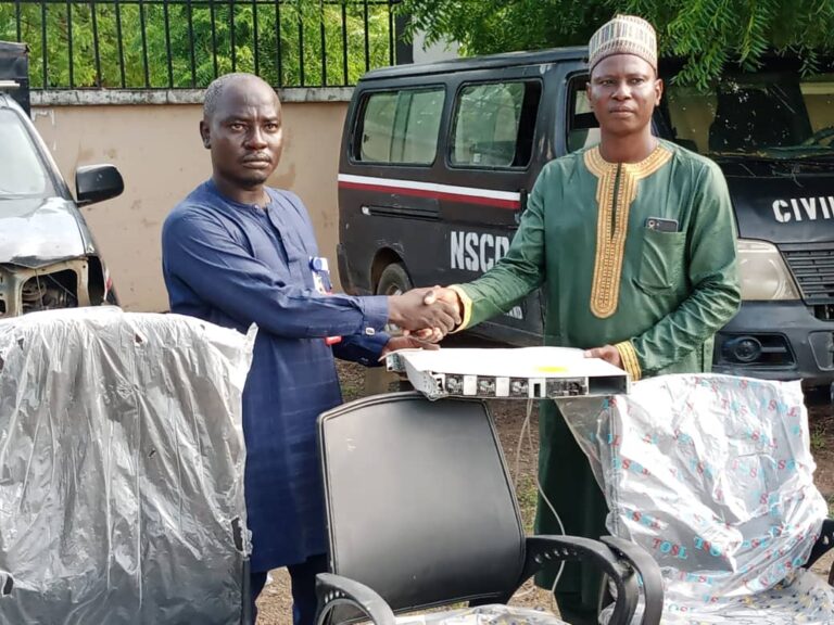 NSCDC returns items looted from NCC park during Kano protests