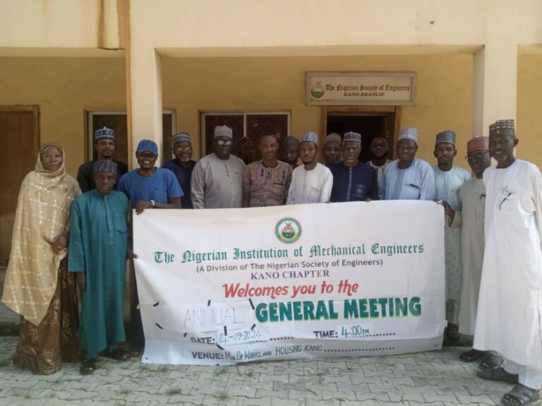 New executives elected at NIMechE Kano Chapter AGM