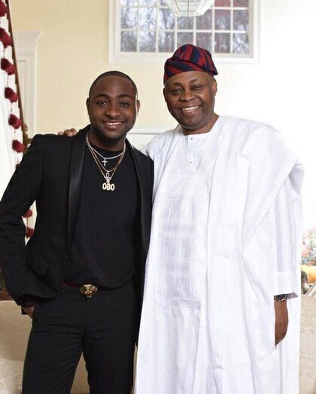 Davido and father