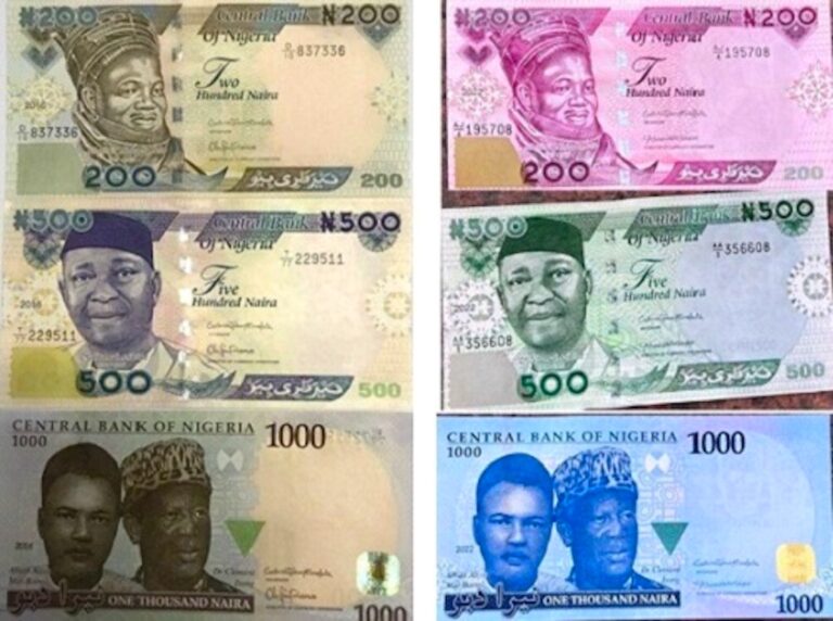 Old naira notes