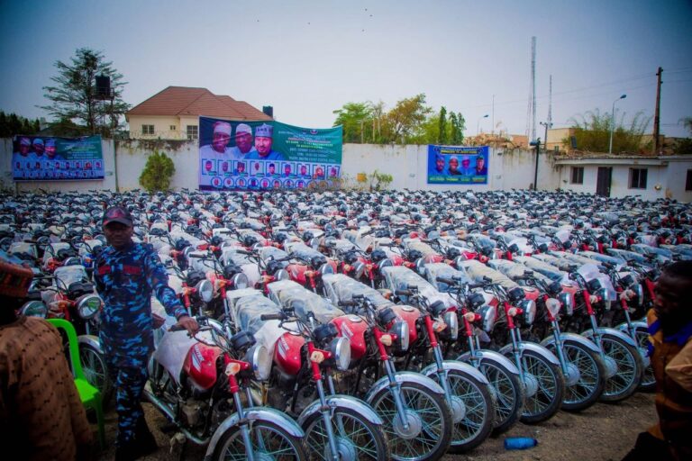 Sen. Barau empowers Kano APC supporters with motorcycles, cars