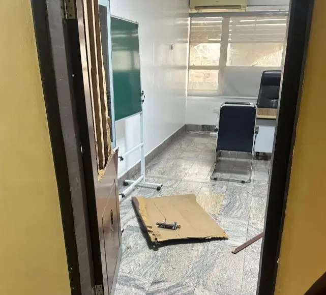 Air Force personnel storm Ikeja Electricity office, attack staff