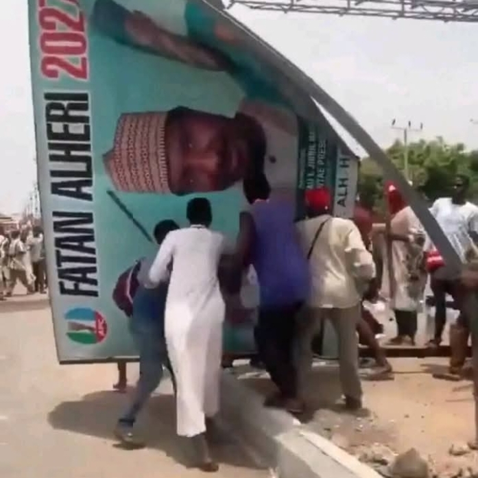 Billboard destruction