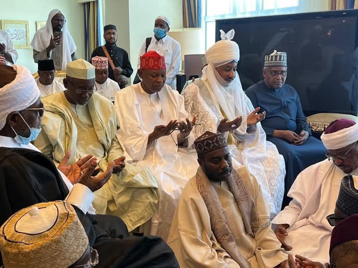 Dangote, Tajuddeen Dantata receive Kano, Jigawa delegation in Madina