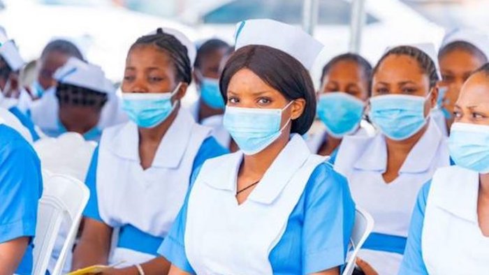 Nigerian-Nurses-Midwives-Protest-