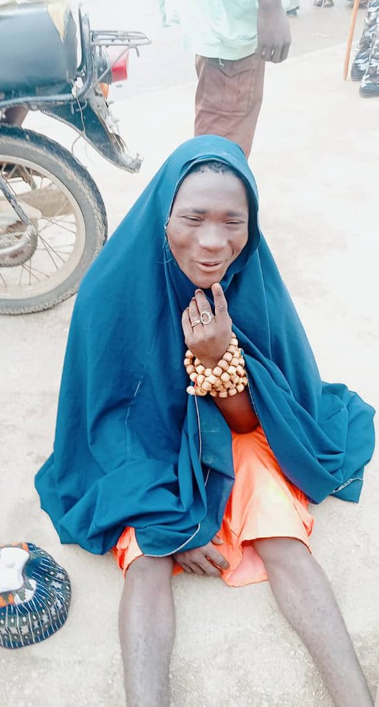 Suspected assassin disguised as a woman