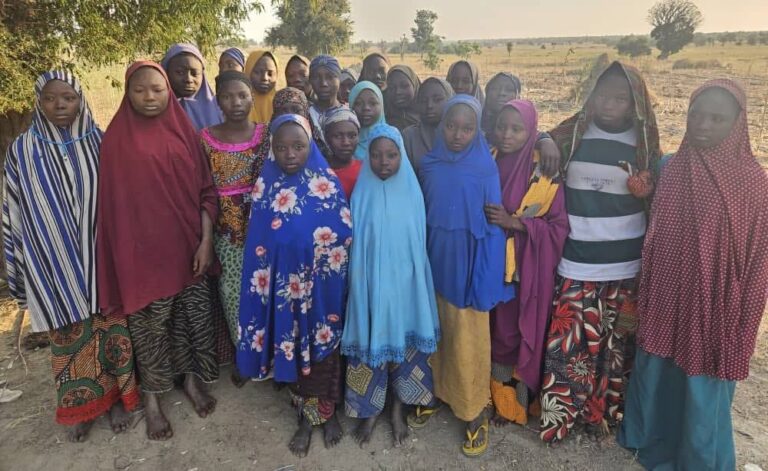 Rescued Kebbi Schoolgirls