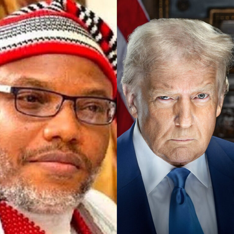 Nnamdi Kanu, Trump